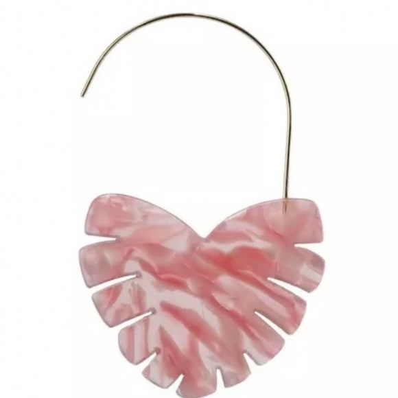 Sugarfix by Baublebar Coral Heart Dangle Earrings - Picture 1 of 2